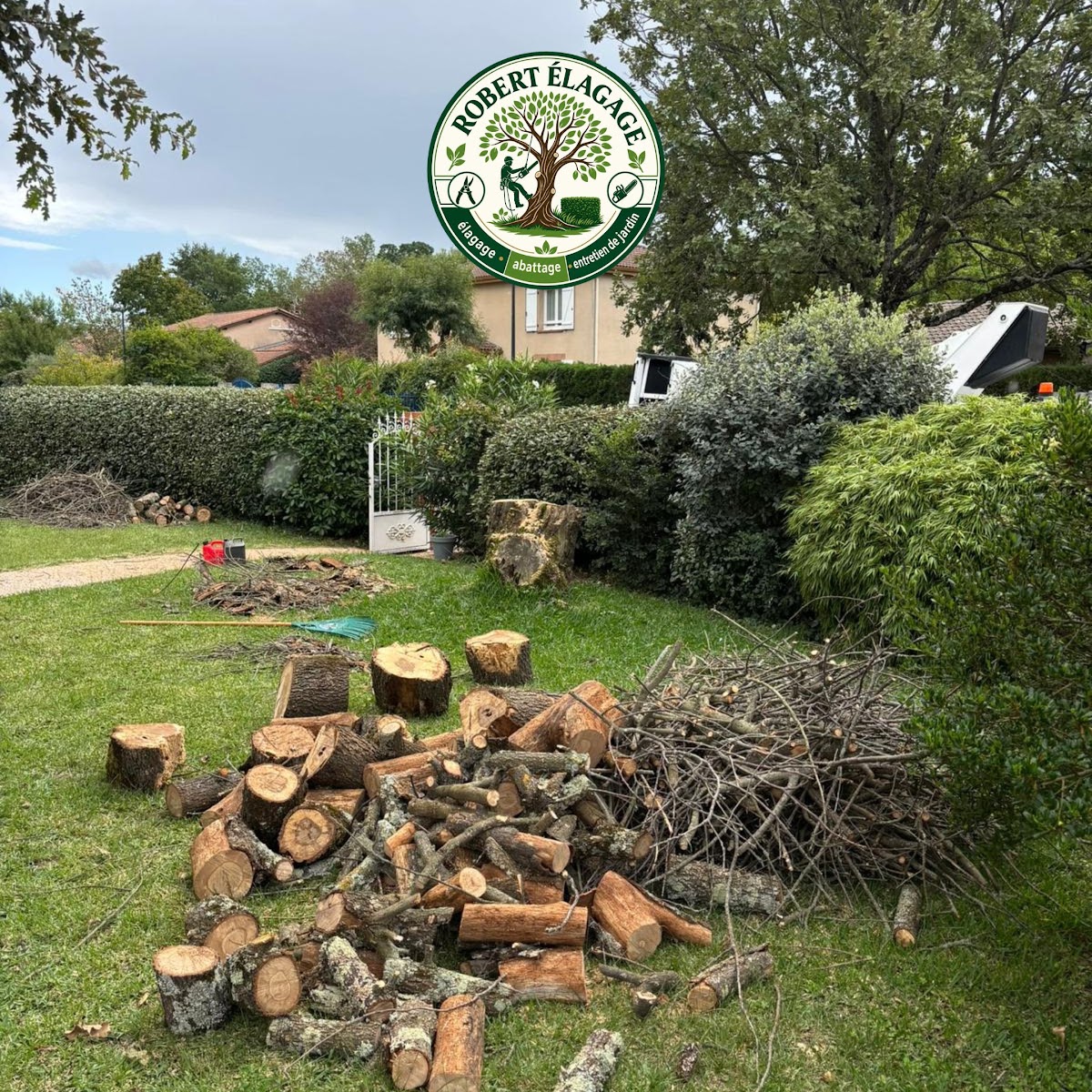 Débroussaillage d'un grand terrain à Muret